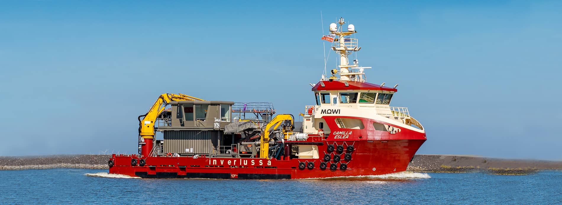 Camilla Eslea vessel - inverlussa services